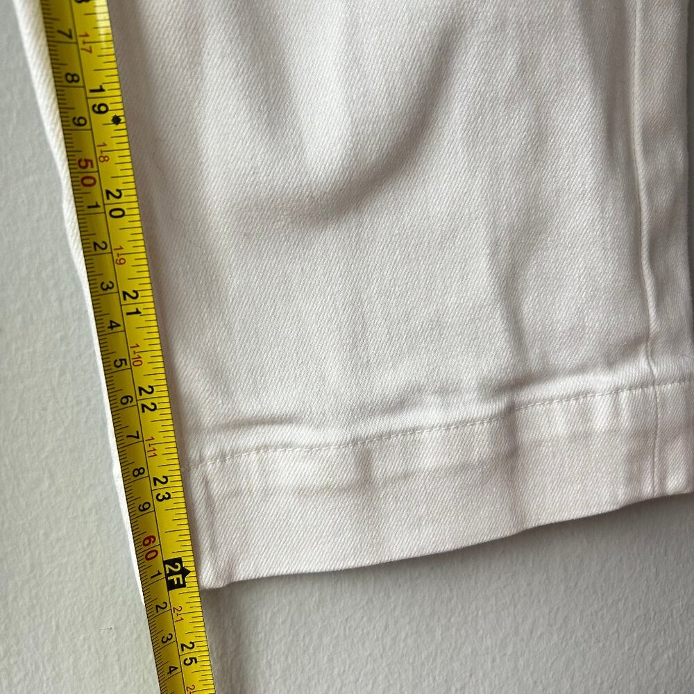 Everlane Straight Leg Cropped Pants Women 6 Bone White - Picture 8 of 12